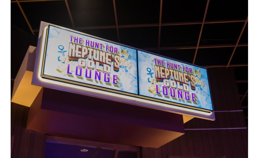 The Hunt for Neptune’s Gold lounge at Osage Casino Hotel in Tulsa — VGT
