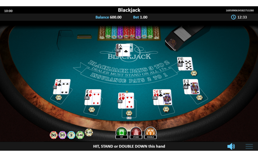 Blackjack and Realistic Roulette — REALISTIC